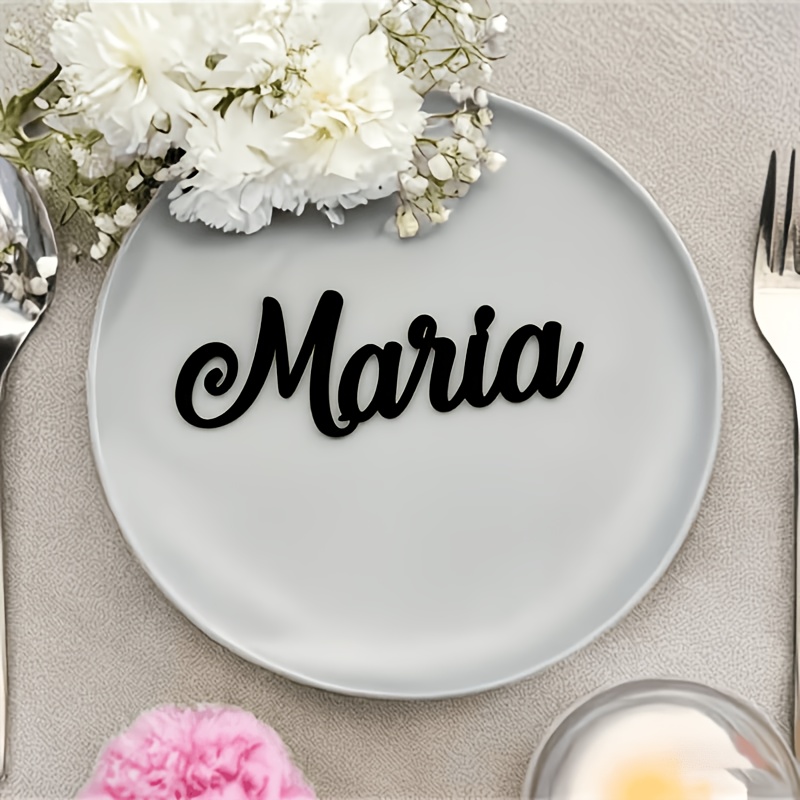 TEMU 1 Custom Acrylic Product With Brand Name, Suitable For Decoration On Various Occasions. Available In Multiple Colors And Styles, Ideal For