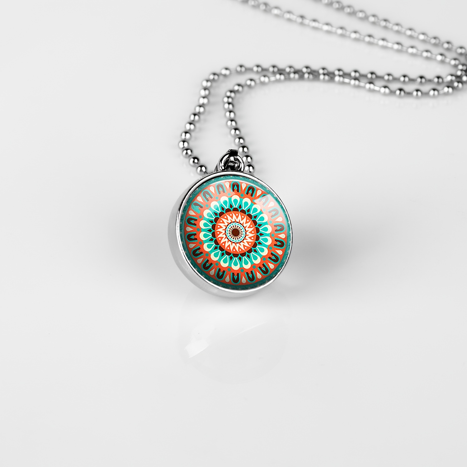 Artistic Abstract Geometric Pendant Necklace
