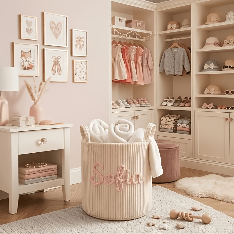 Personalized Custom Storage Basket for Room Organization