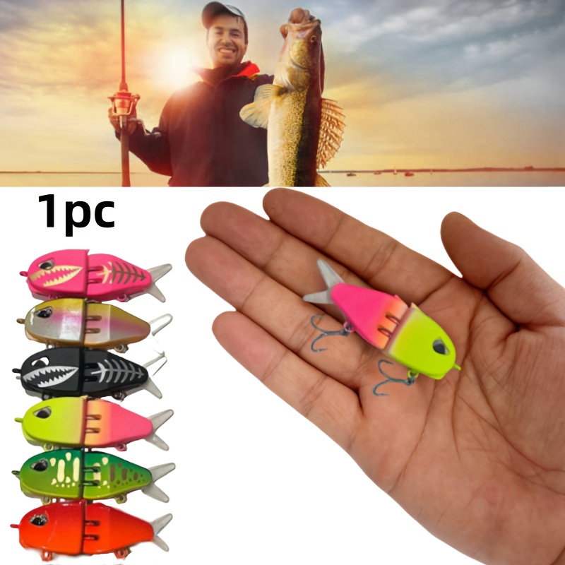 

1pc Of Outdoor Lure Fishing Connection Realistic , Mm60 Sinking With Lifelike Swimming Action. Suitable For Bass, , , And Other .