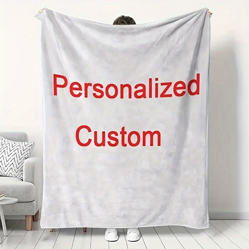 

Custom 3d Print Flannel Blanket - Scandinavian Style , Soft & Lightweight, Bed, Sofa, Camping, Travel - Ideal Gift For Men, Women, Valentine's Day - Multiple Sizes & Colors