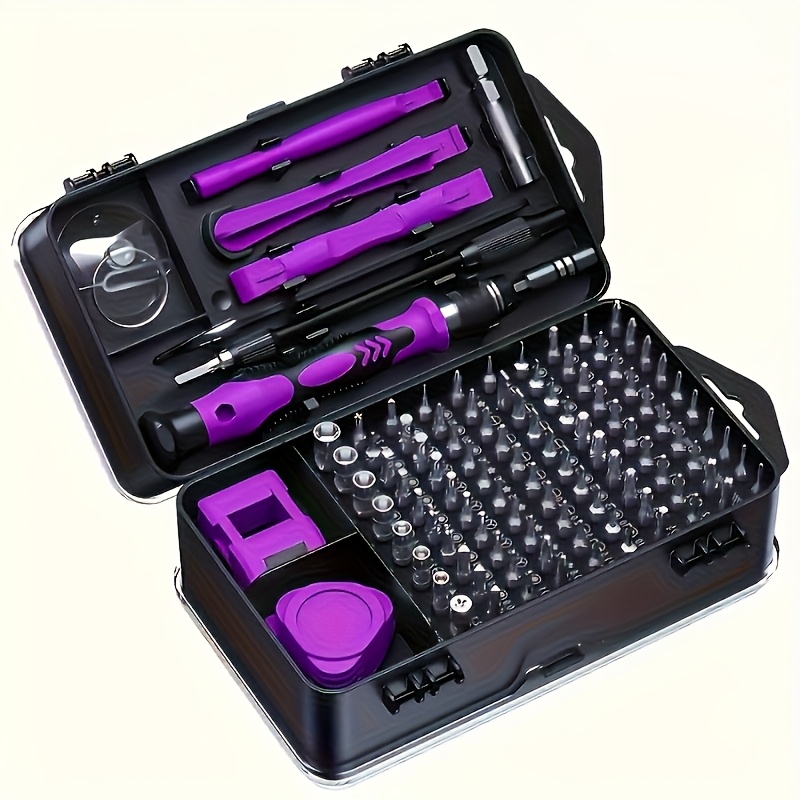 Homefish 115-in-1 Upgrade Screwdriver Set Strong Magnetic High Hardness Multifunctional Disassembly Complete Set Of Tools With Special-shaped Bits