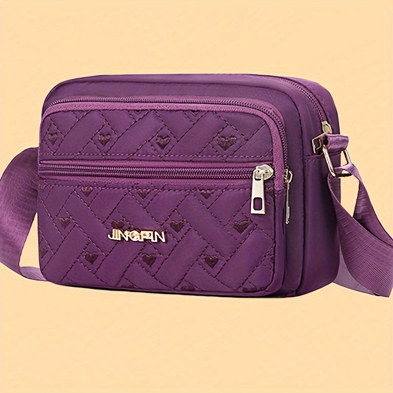 

Bag For Women , Zippered Shoulder Bag , Crossbody Phone Polyester Lining