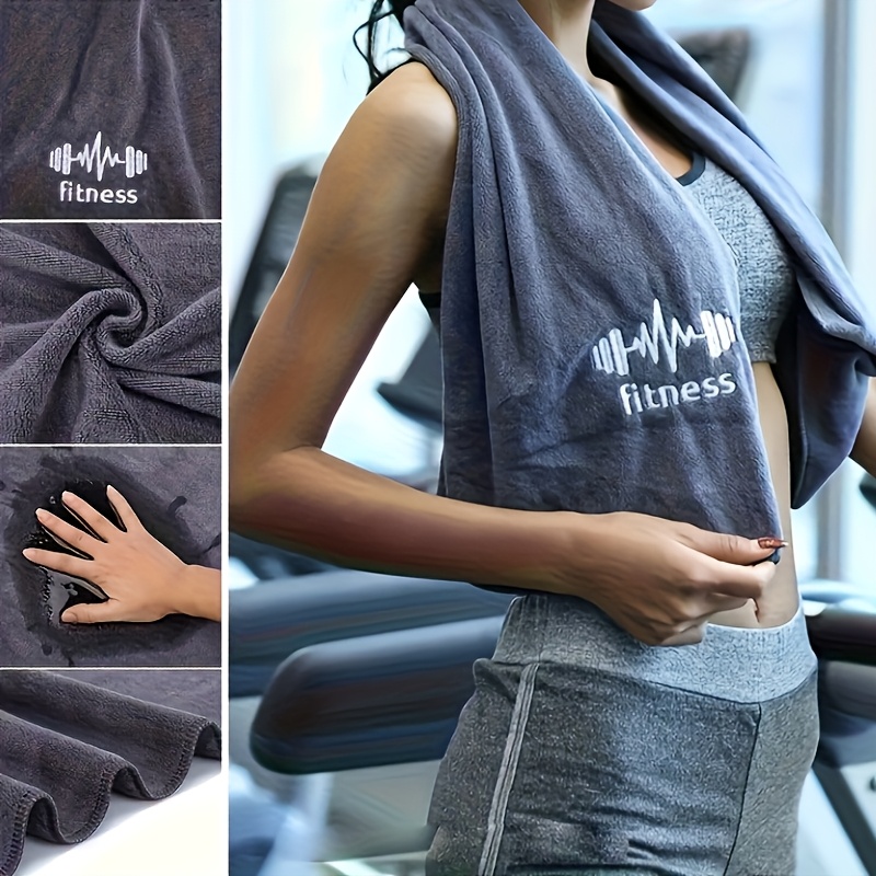 1pc 2pcs quick dry towels ultra absorbent large size very suitable for bathroom gym running swimming cycling hanging or laying   equipment sports towel sweat towel