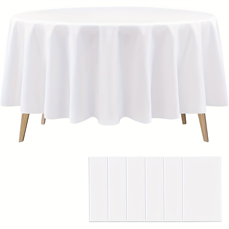 disposable table cloth 6 pack 84 inch table cloths party