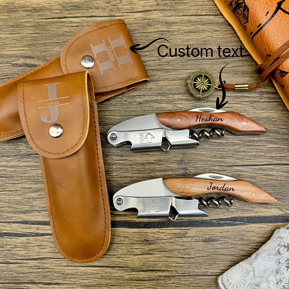 Customized Name Hippocampus Bottle Opener Set
