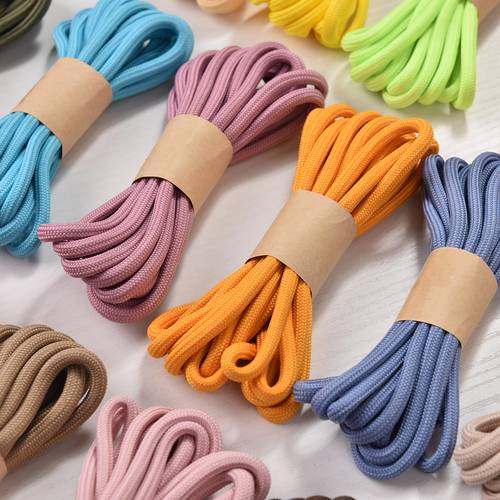 hand woven rope 2pcs a set of 10 meters in total high density core spun 5mm hand woven rope suitable for weaving ropes jewelry and clothing additions ropes