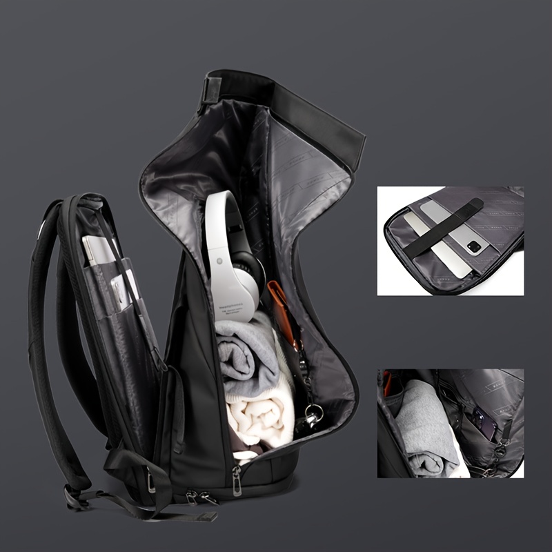 New Large Capacity Backpack for Casual Travel, Stylish Men'S Double Shoulder Bag, Laptop Backpack for University Students, Business Backpack, Trendy Design