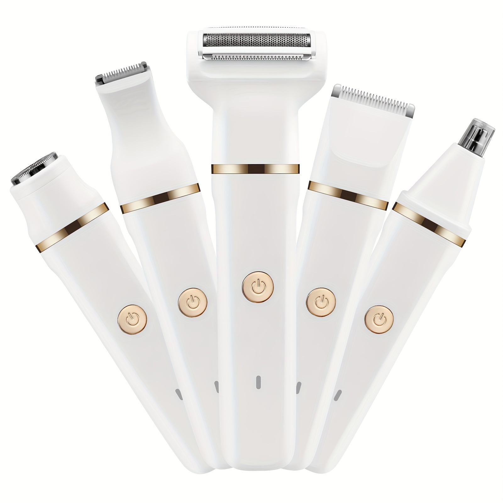 electric bikini trimmer for women 5in 1 rechargeable electric  s for women   womens body shaver facial   nose hair shaver Product details 0