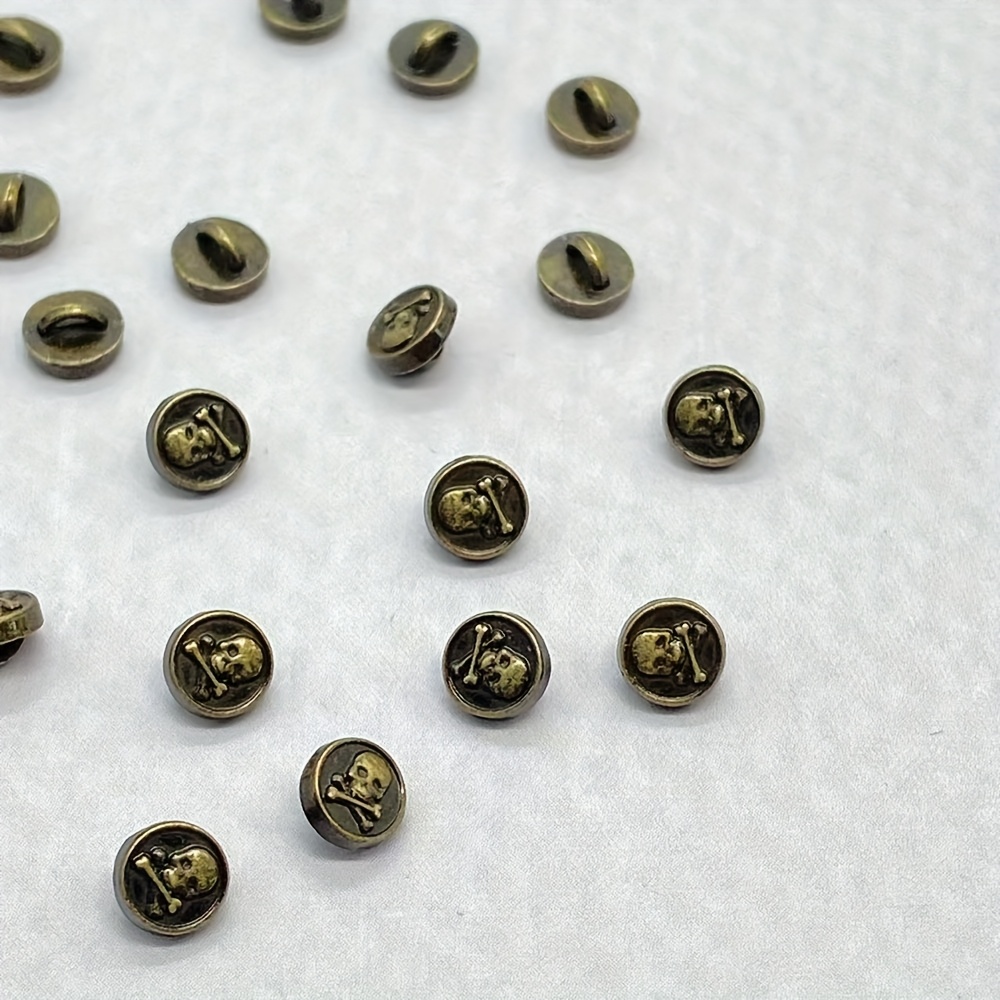 Image of 25pcs/ [0.5cm/0.2inch] Small Round Handle Buttons, , Doll Shirt Shirt Jacket Buttons, Doll Sewing Craft Supplies