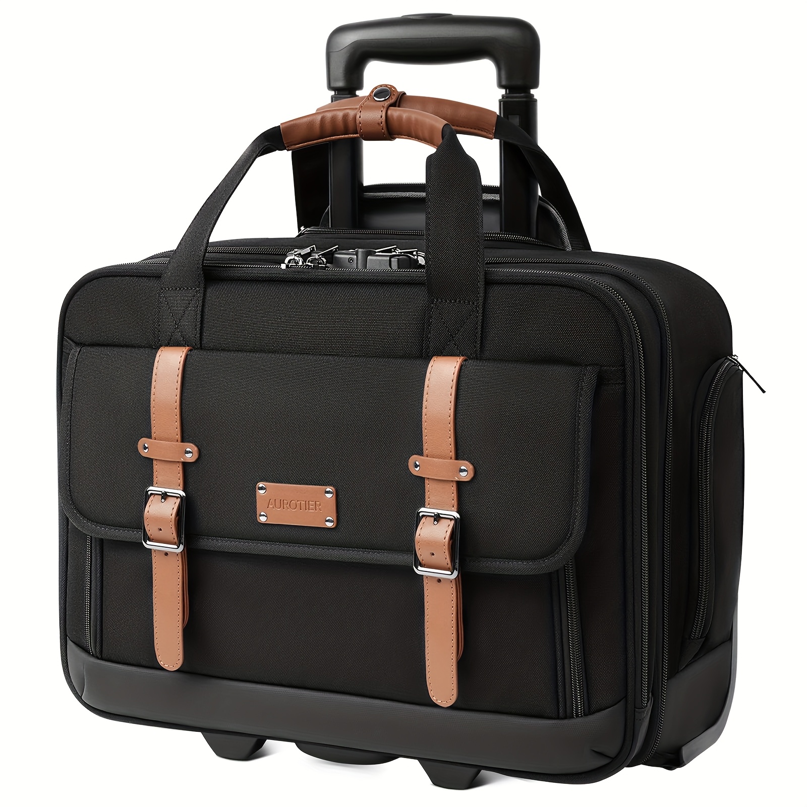VEVOR Rolling Laptop Bag, Fits Up To 15.6 Inch
