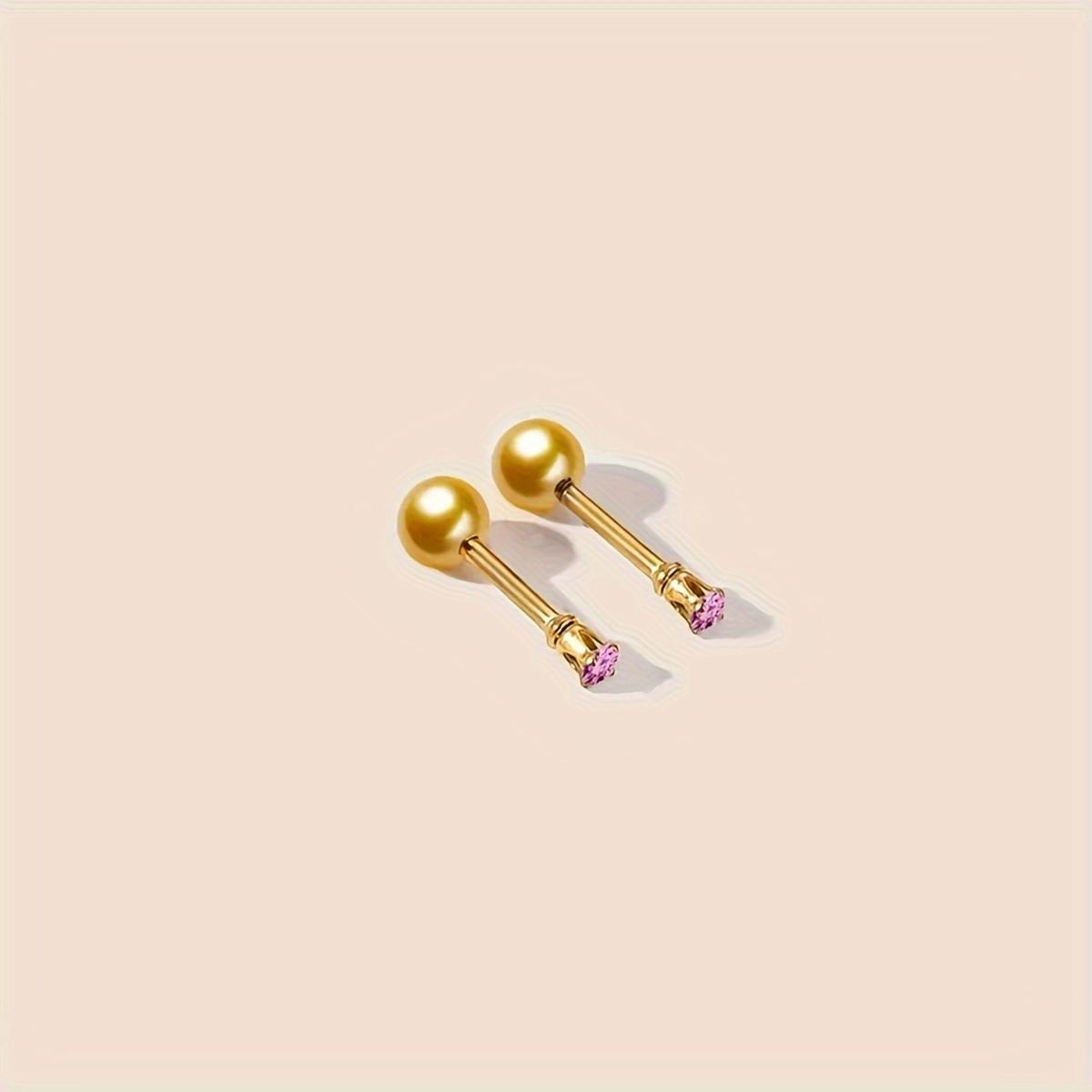 Fashionable Zirconia Hypoallergenic Small Stud Earrings