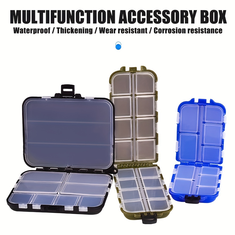 Waterproof Fishing Tackle Box 220225317Q: Compact, Large Capacity Tool  Storage For Hooks, Bait & Accessories. From Xzxzccc, $37.22