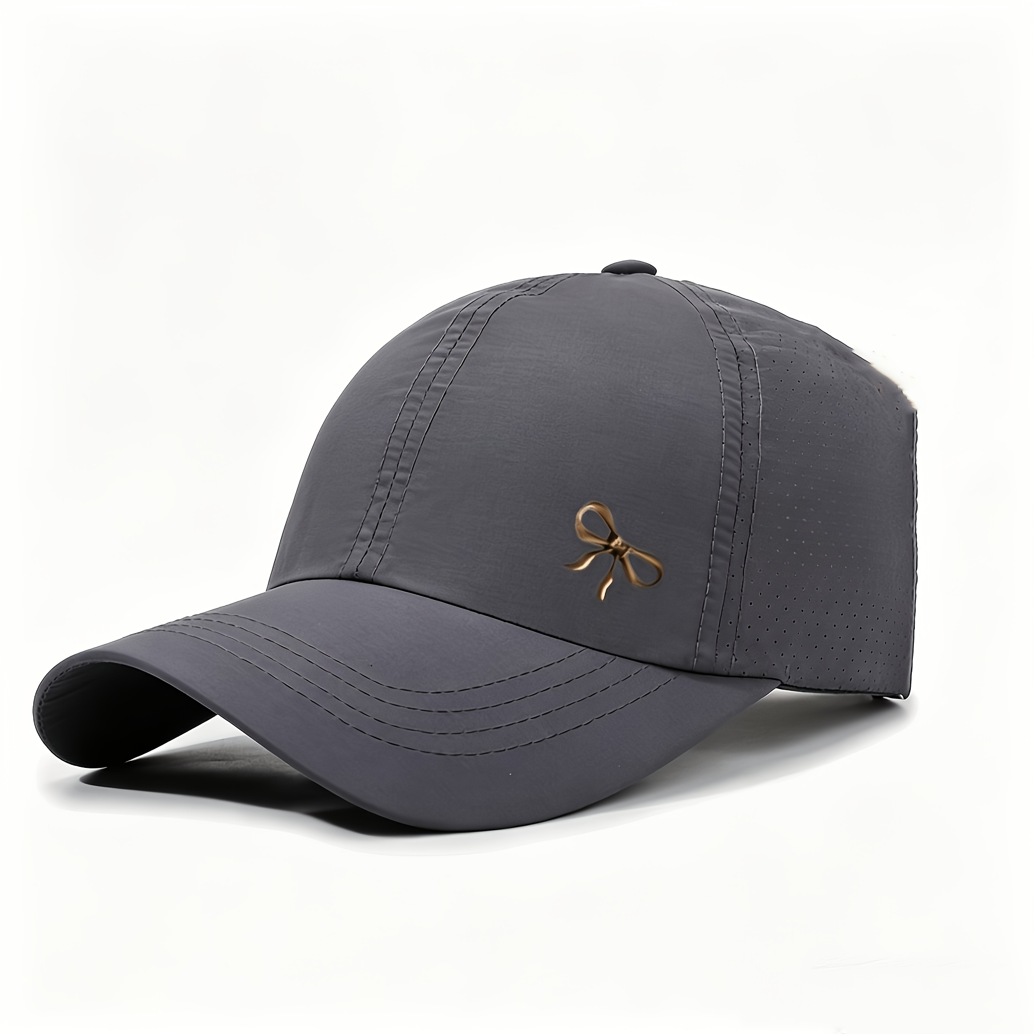 TEMU Quick-dry Mesh Breathable Cap For Women, Suitable For Outdoor Cycling And Summer Wear