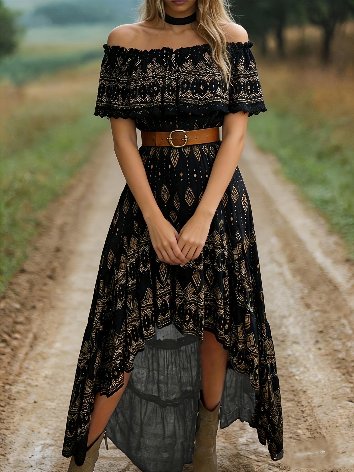 high low dresses sold on Temu United States