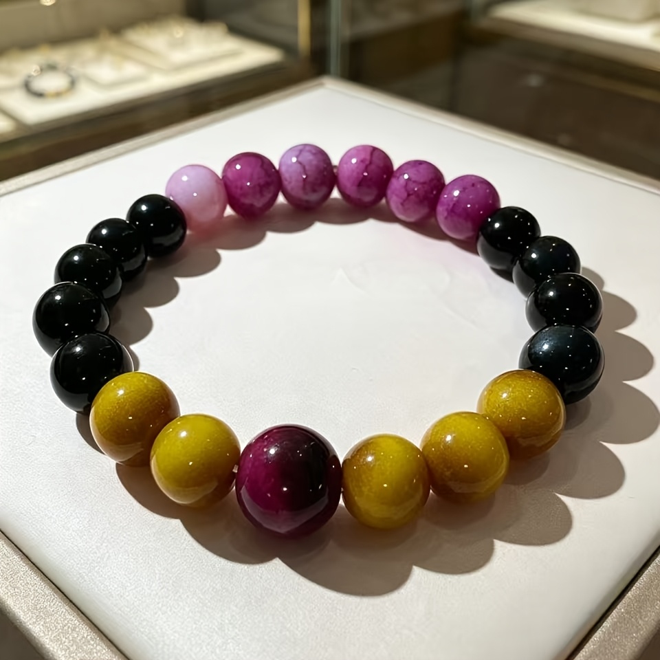 Tiger's Eye Beads Bracelet, Wealth Attraction & Talisman