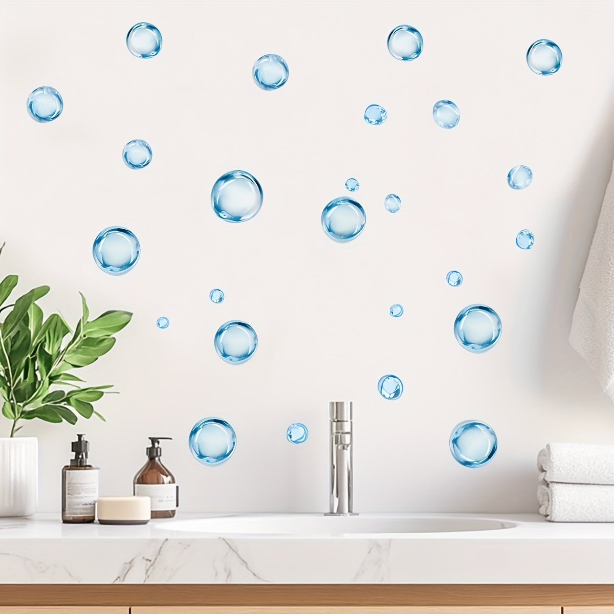 

Decal - Removable Pvc Bathroom Art For Spa- Decor,