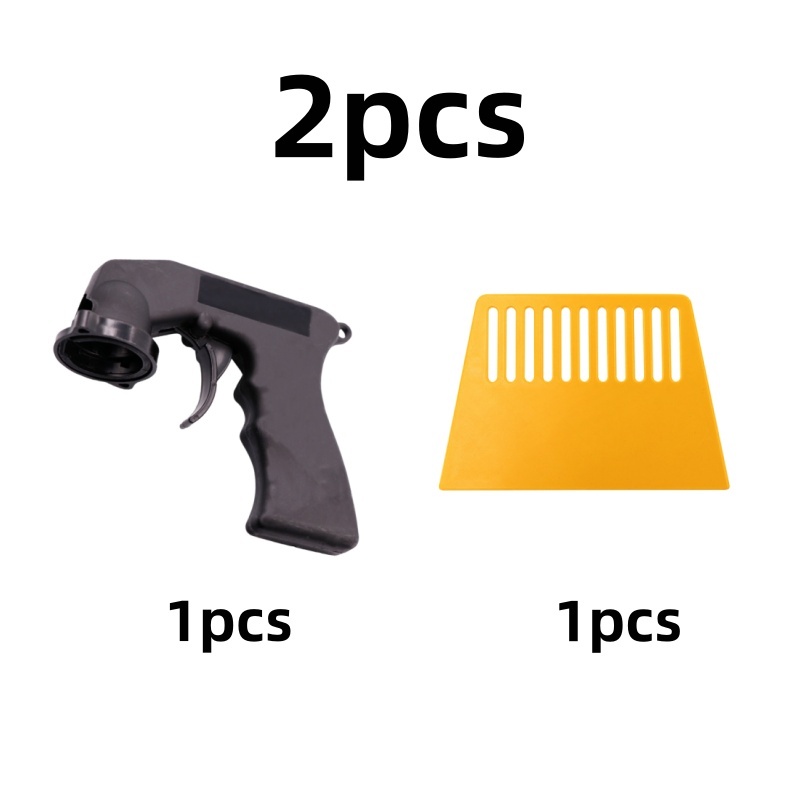 TEMU 2pcs Set: Effort-saving Spray Gun And Scraper Tool, Self-priming Spray Assist, Paint Spray Gun, Automotive Painting Tool. Suitable For Car