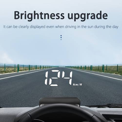2026 new universal car hud multi function obd vehicle speed water temperature voltage high definition projector