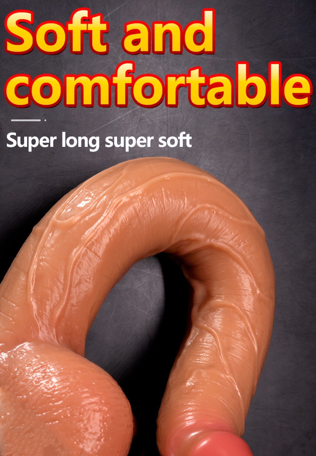 [1pc Long Thick Dildo Massage] 1pc Extra Long Penis Vaginal Plug Anal Plug Soft Liquid Silicone Long Thick Dildo Massage Stick Strong Suction Cup Adult Sex Toy