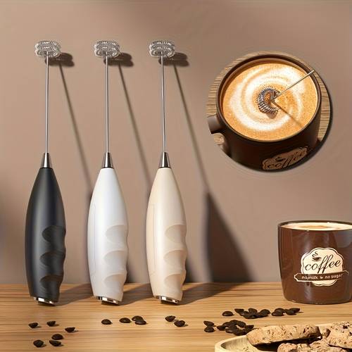 spumant de lapte electric și tel - portabil, design singură capătă, ușor de curățat, cu suport metalic pentru depozitare ușoară - perfect pentru cafea, băuturi cu cremă și coacere