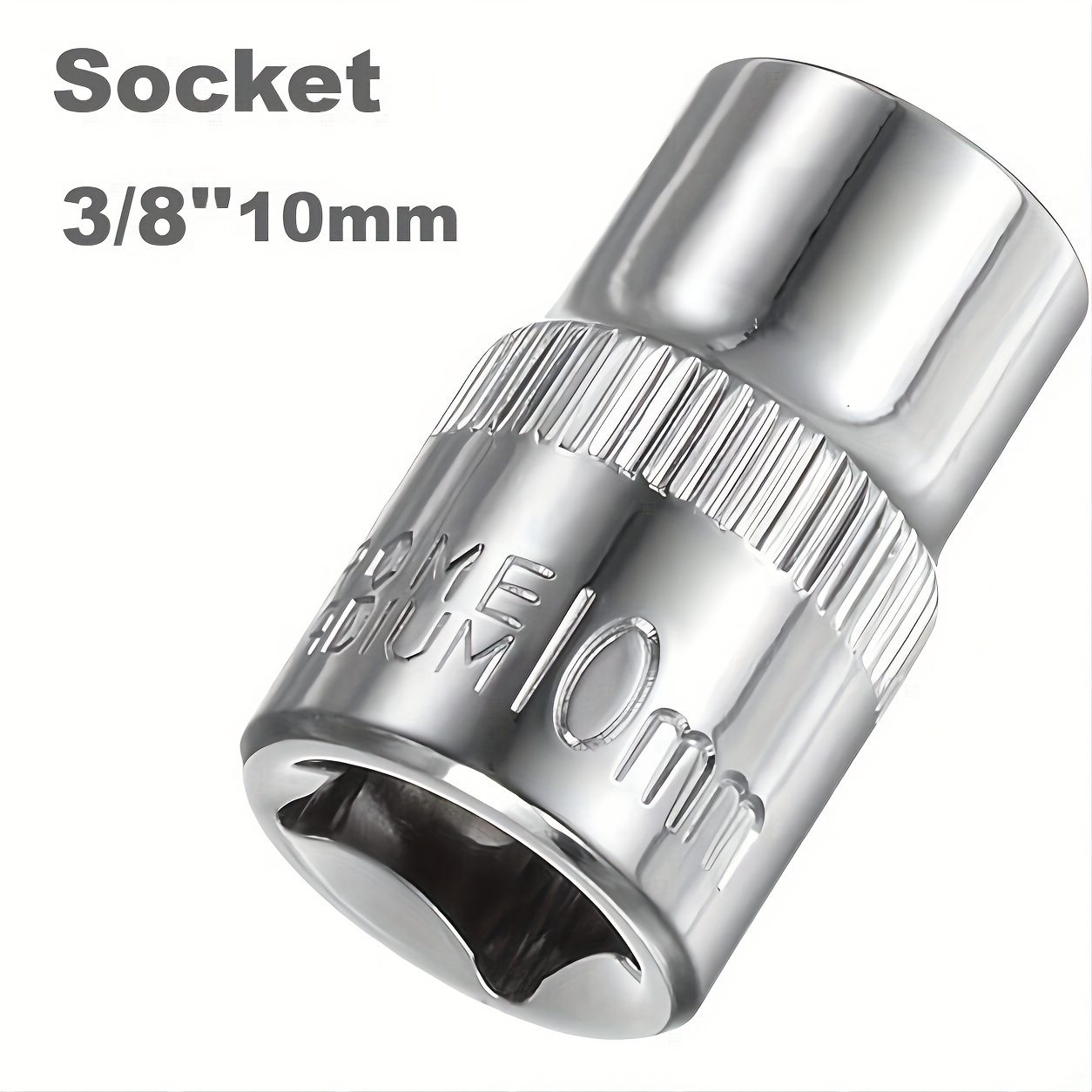 

3/8-inch 10mm Drive Socket Metric 6 Cr- Metric,