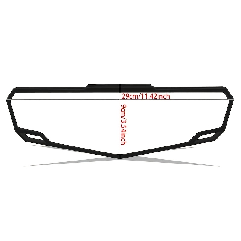 TEMU 1 Universal Hd Clip On Wide Angle Rearview Mirror Wide Field Of View Design, Reduces Blind Spots, Suitable For All Car Models, Enhances Driving