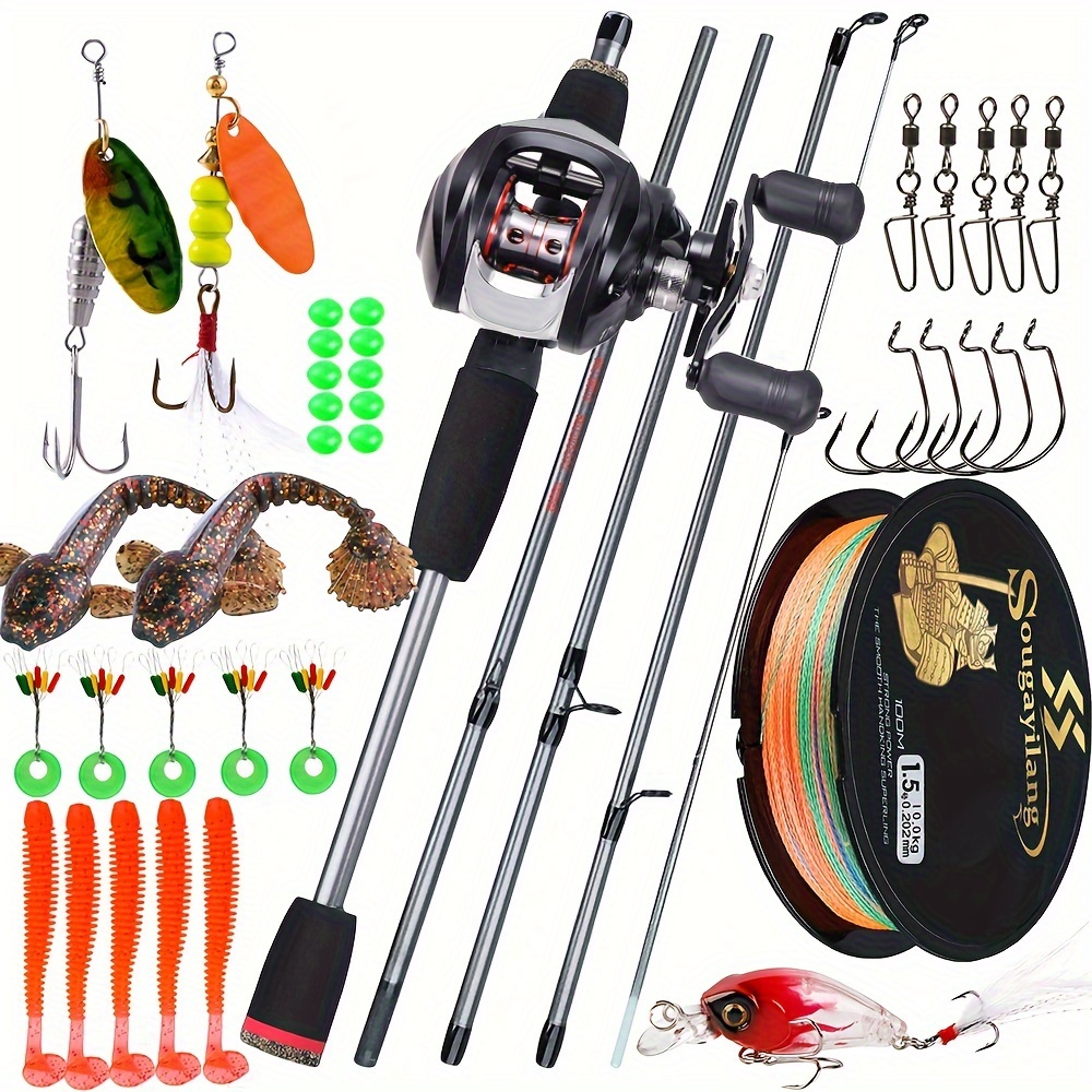 baitcasting fishing rod reel combos eva handle fishing pole - Temu Austria