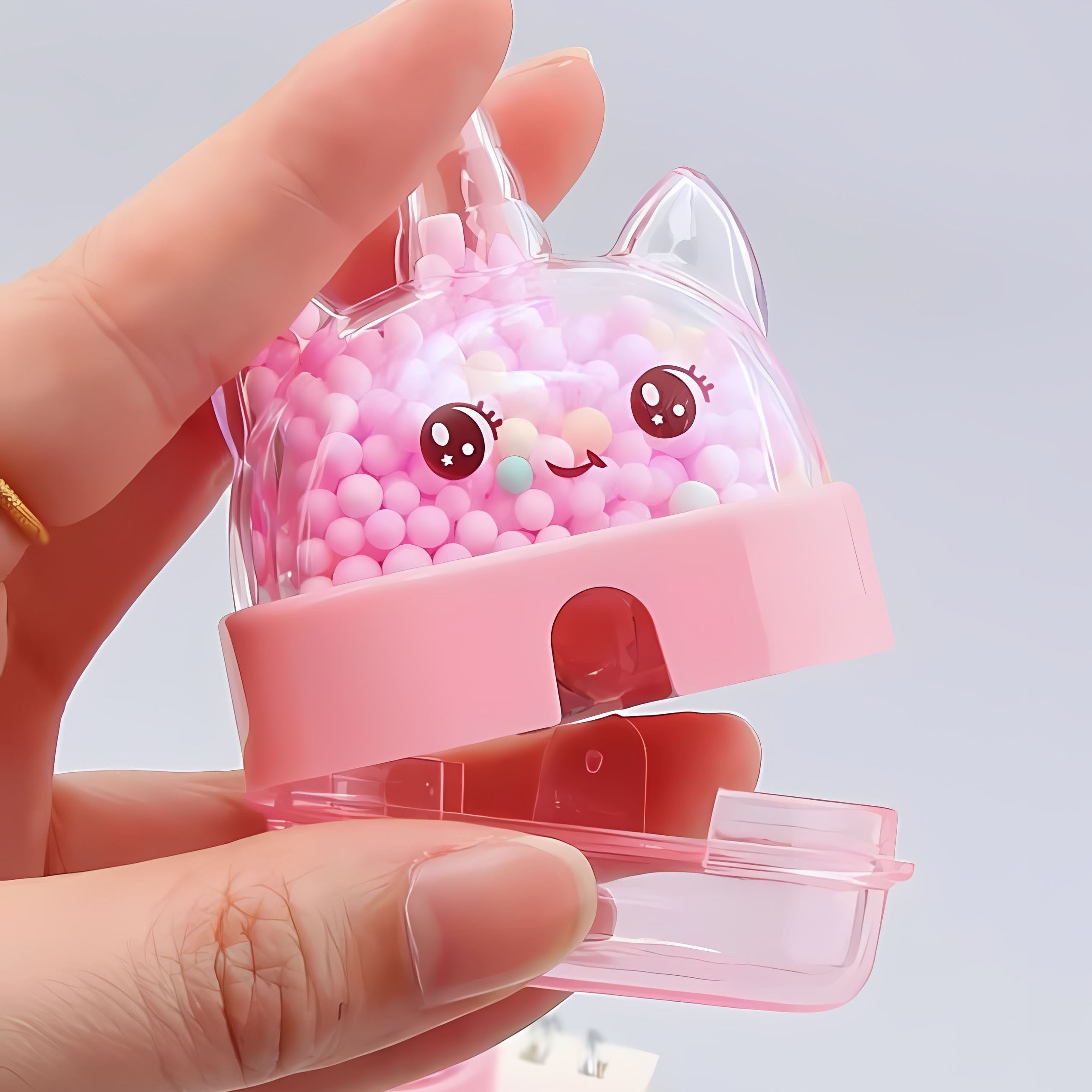 1PC Cartoon Animal Manual Pencil Sharpener, Dual-Hole Design ? Easy to Use & Durable | Ideal for Students and Professionals | Essential Drawing Tool| Suitable for School or Office | Gift