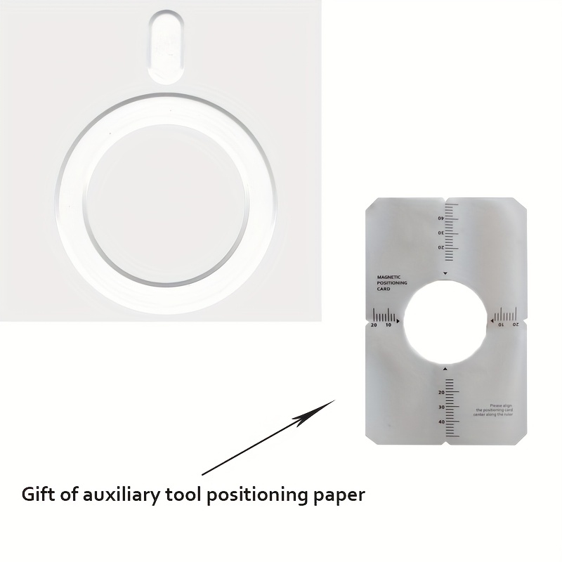 Universal ultra-thin magnetic accessories suitable for wireless charging. Super strong magnetic suction patch receiver with strong magnetic suction. Car mount magnetic suction sheet