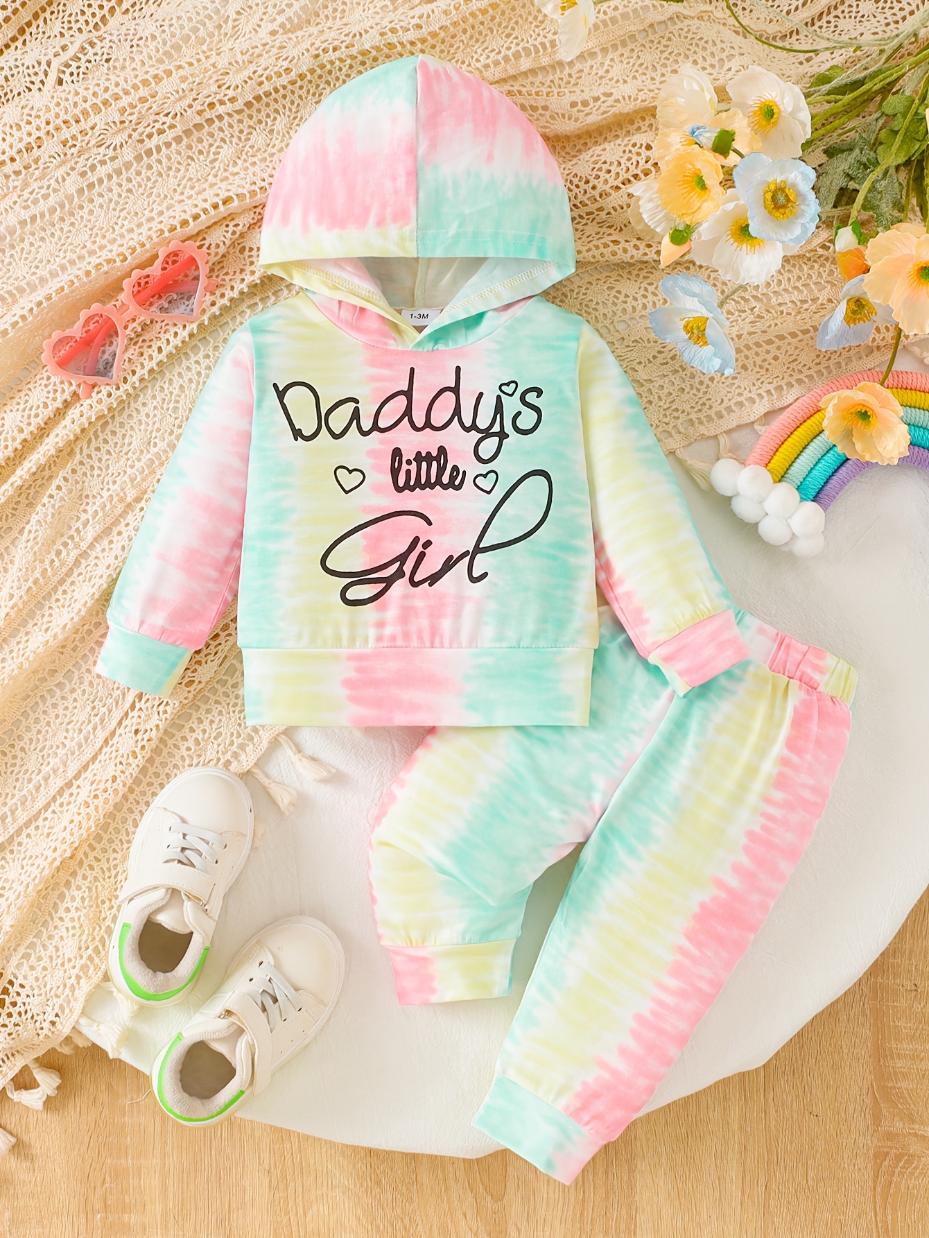 Girl Sweatsuits Size 14-16 Pink Nike Girls' Tie Dye Boyfriend T