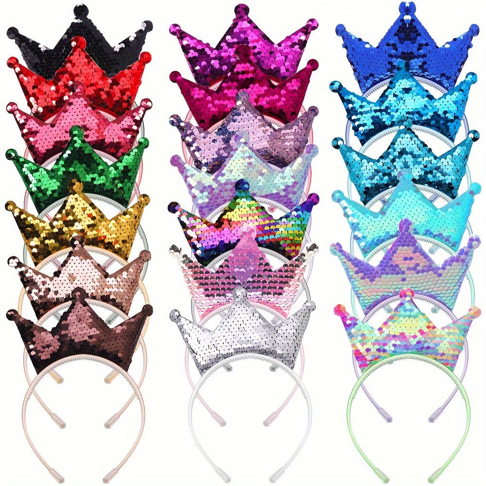 

20pcs Headbands For Women - Accessories, Polyester , , -up Sequins