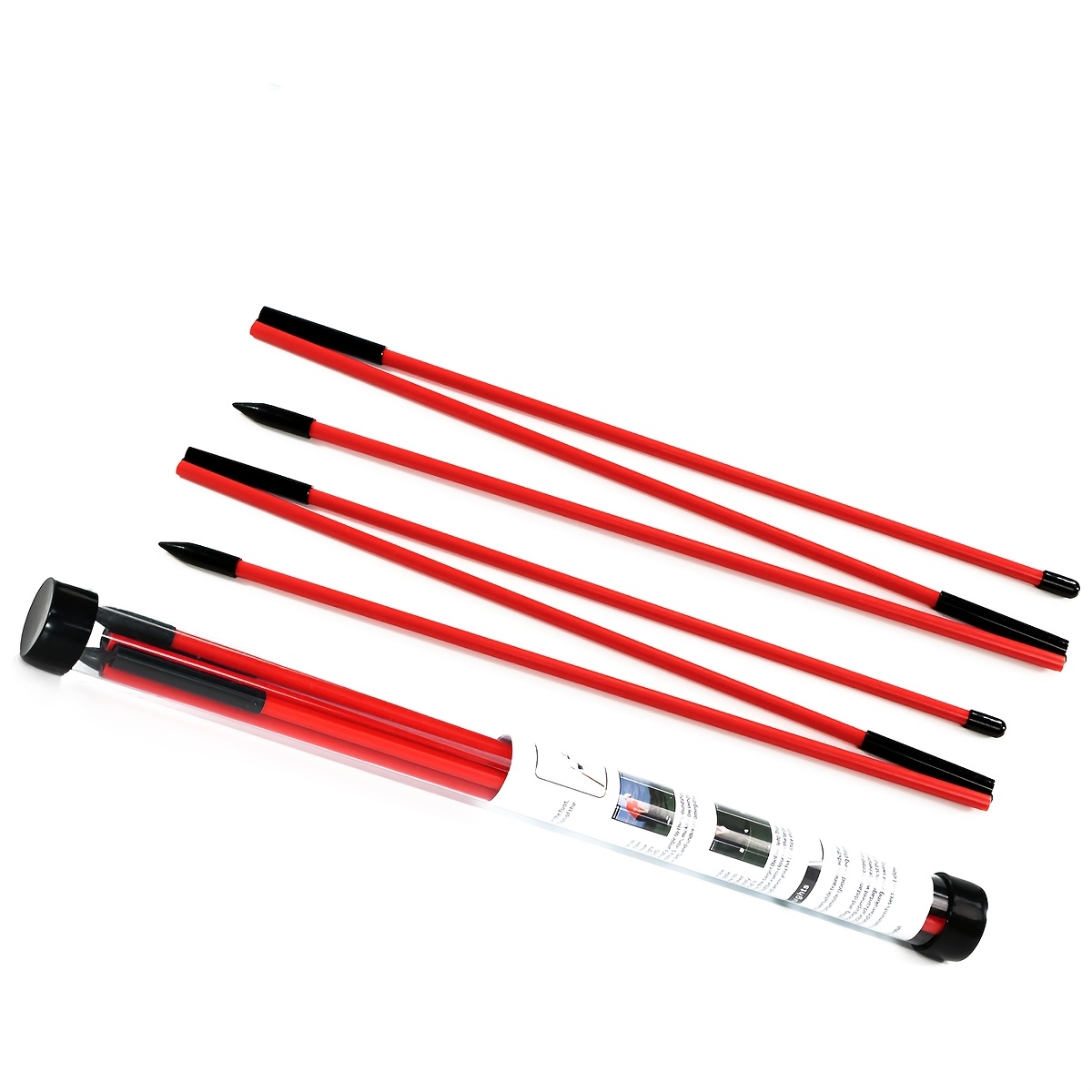 TEMU 2-pack Golf 3-delige Opvouwbare Uitlijningsstokken voor Buiten, Swing Corrector Houdingstraining Hulp, Draagbaar Gemakkelijk Op te Bergen,