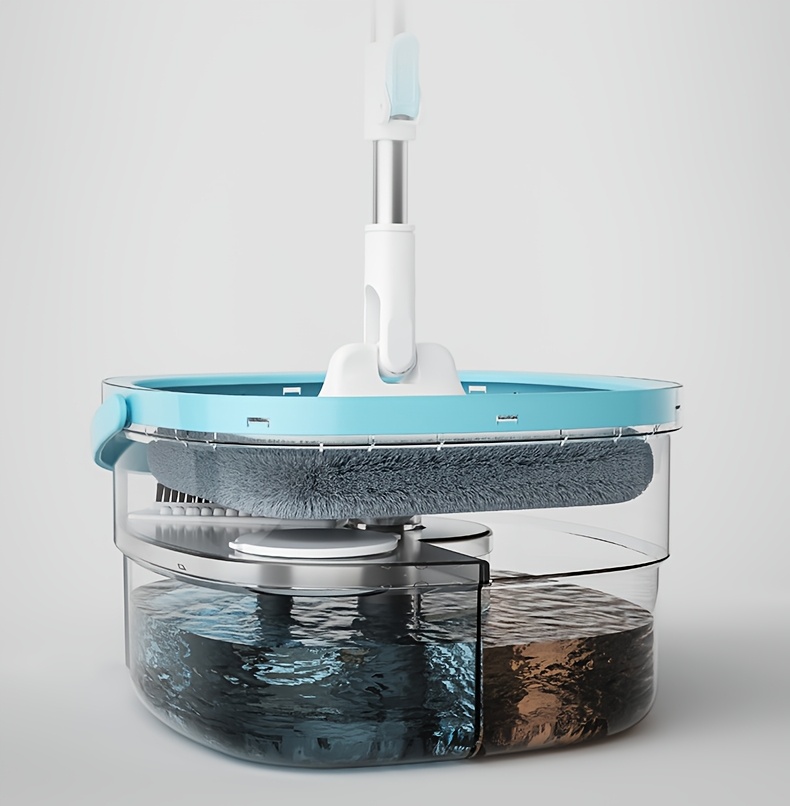 2024 premium rotating mop system with easy clean water   bucket hands free washing for effortless cleaning of floors walls more lazy dirt   details 11