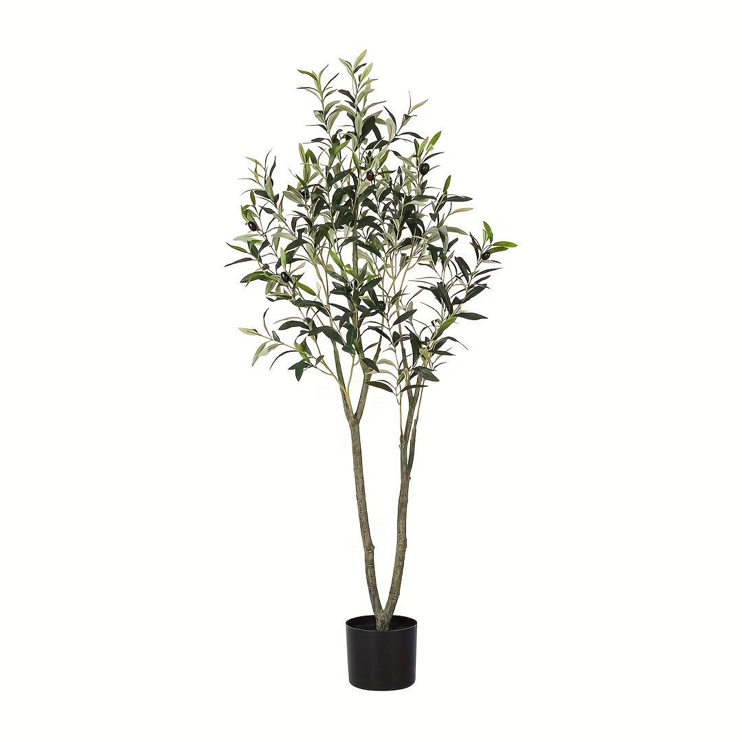 Artificial Olive Tree, Large Artificial Plant In Pot, Artificial Plants, Home Decoration, For Living Room, Bedroom, Office, Garden, Modern Decoration, Housewarming Gift, Christmas Decorations