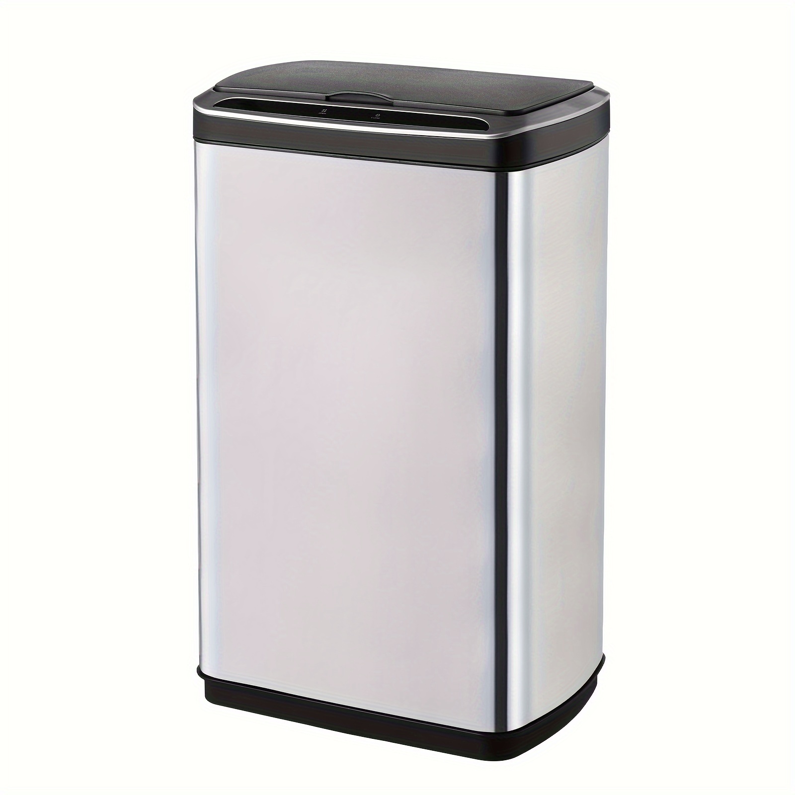 

Elpheco 50 Liter/ 13.2 Gallon Rectangular Kitchen Trash Can, Brushed Stainless Steel Finish Motion Sensor Trash Can, Automatic Trash Can For Kitchen, Living Room, Office, 3 Aa Batteries (excluded)