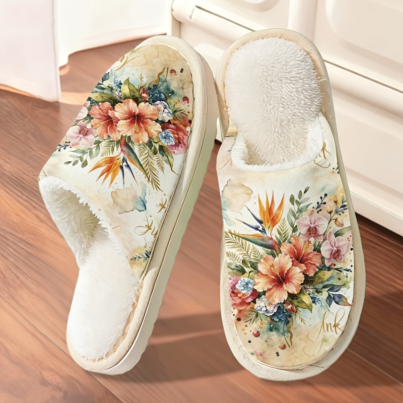 TEMU Men's And Women's Home Slippers, -friendly, Breathable, Comfortable, And Warm, Elegant Gift, Indoor/outdoor Thick-soled Couple's Slippers, For
