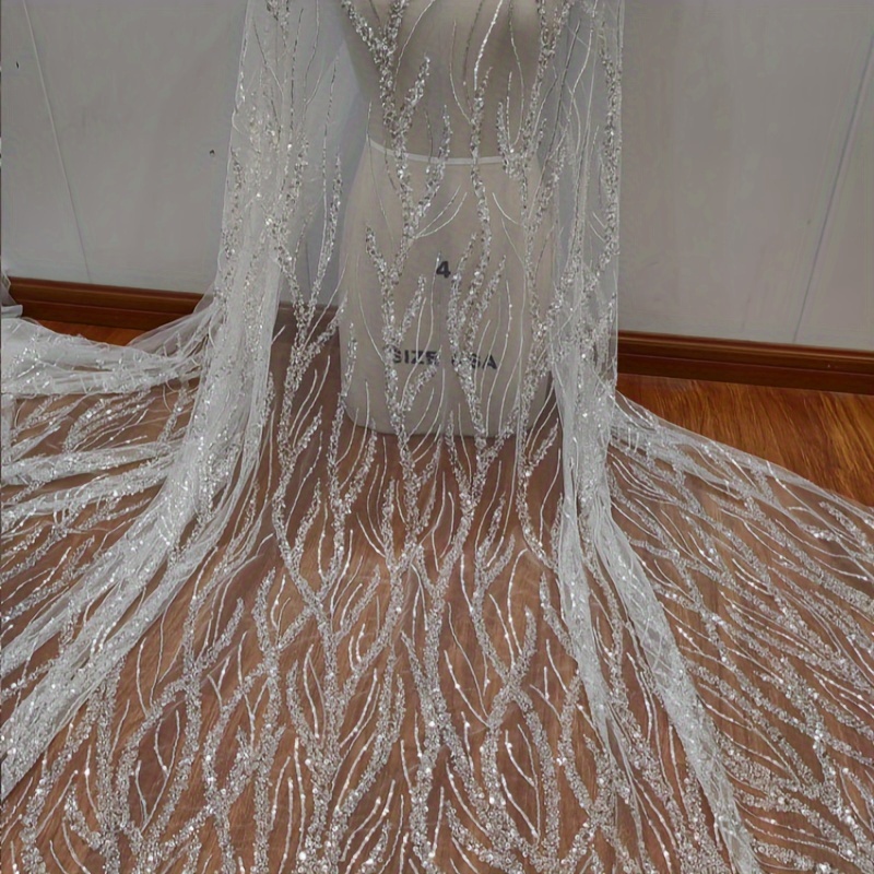 chinese dress ladies Chain Lace Sheer Dress Beige / L / In-Stock