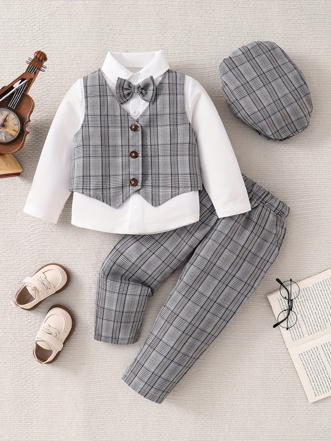 Baby Boy Clothes Vintage Baby Clothes Canada 3pcs Elegant Plaid