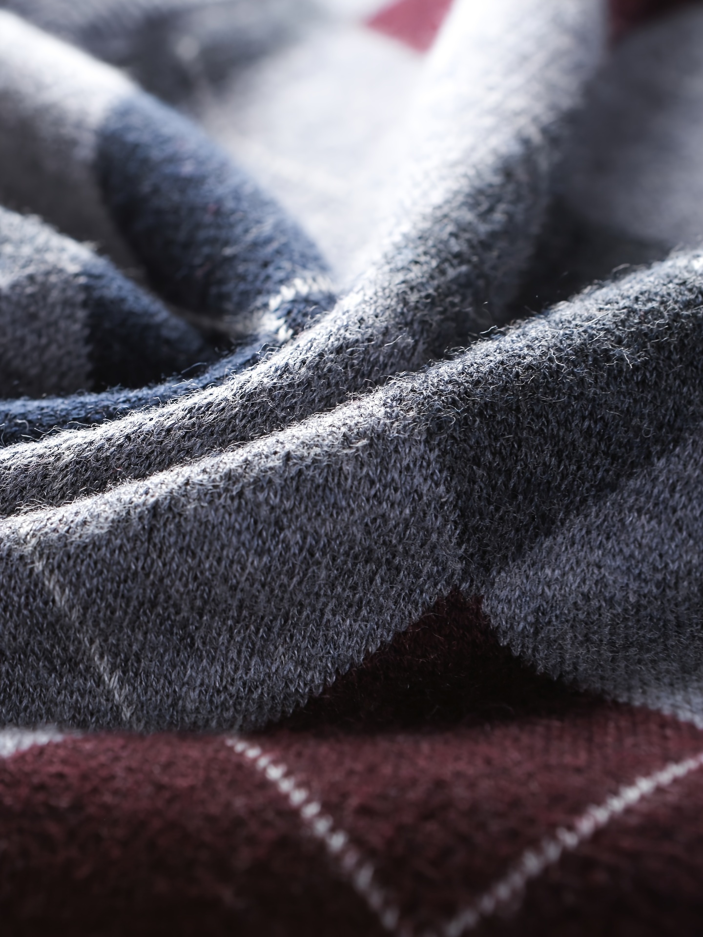 herren argyle grafik print strick weste, formelle v-ausschnitt   fit weste für herbst winter outdoor aktivitäten 4