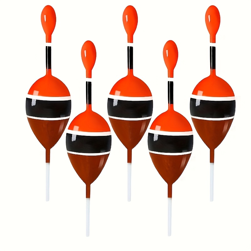 balsa wood fishing floats set 5pcs slip bobber kit - Temu