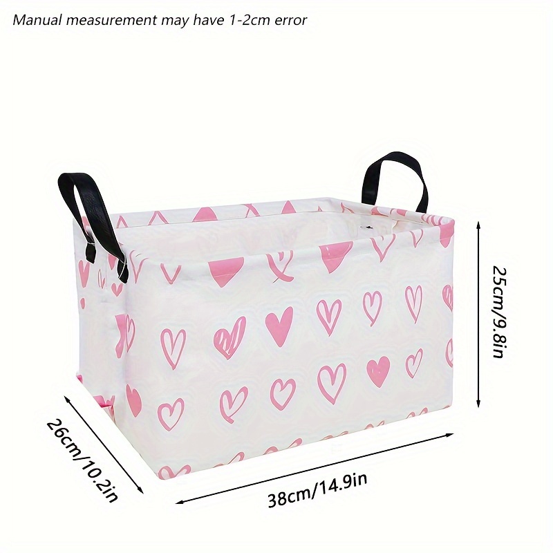 1pc Rectangular Storage Basket Fabric Organizer Bin For Books, Clothes, Gifts, Pets-perfect For Home, Office, Dorm, Shelf (rec-), Laundry Baskets