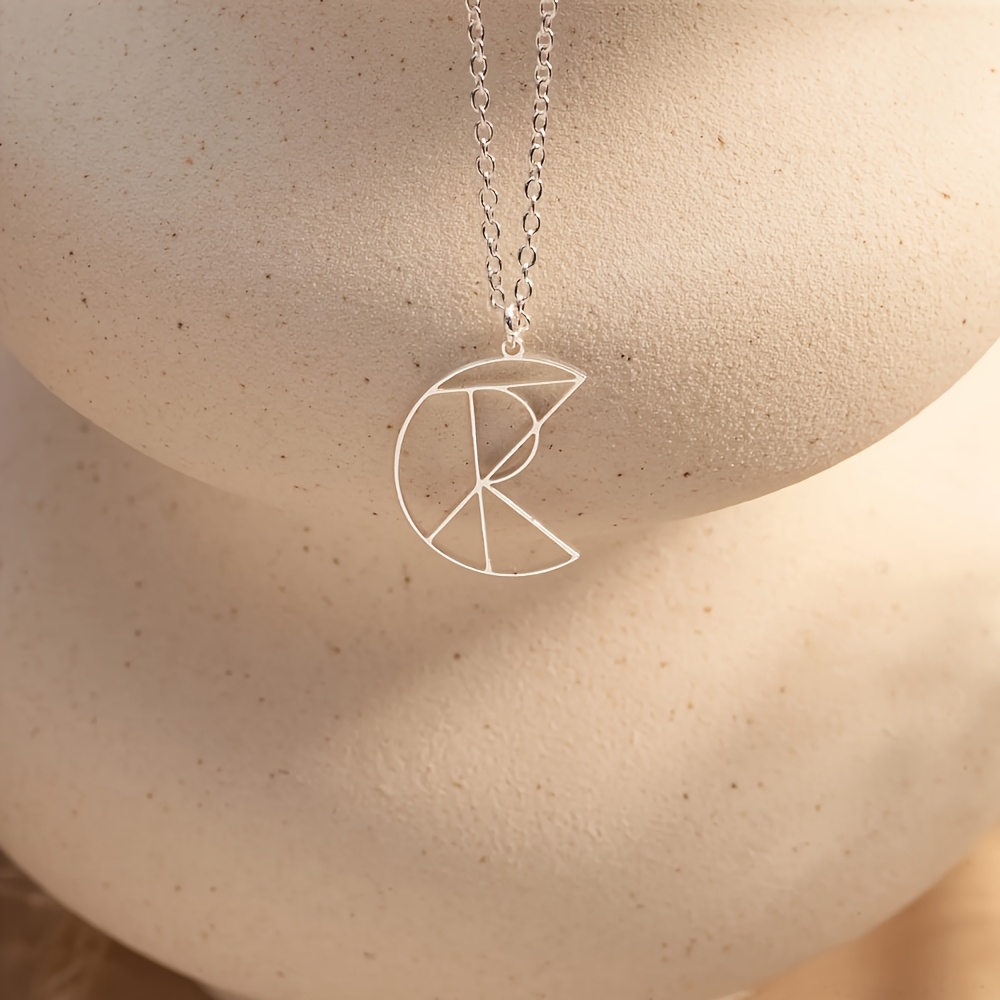 TEMU 1pc Custom Name Necklace Stainless Steel Personalized Jewelry - Elegant Minimalist For Women, Mother’s Day Valentine’s Gift, Casual Attire &