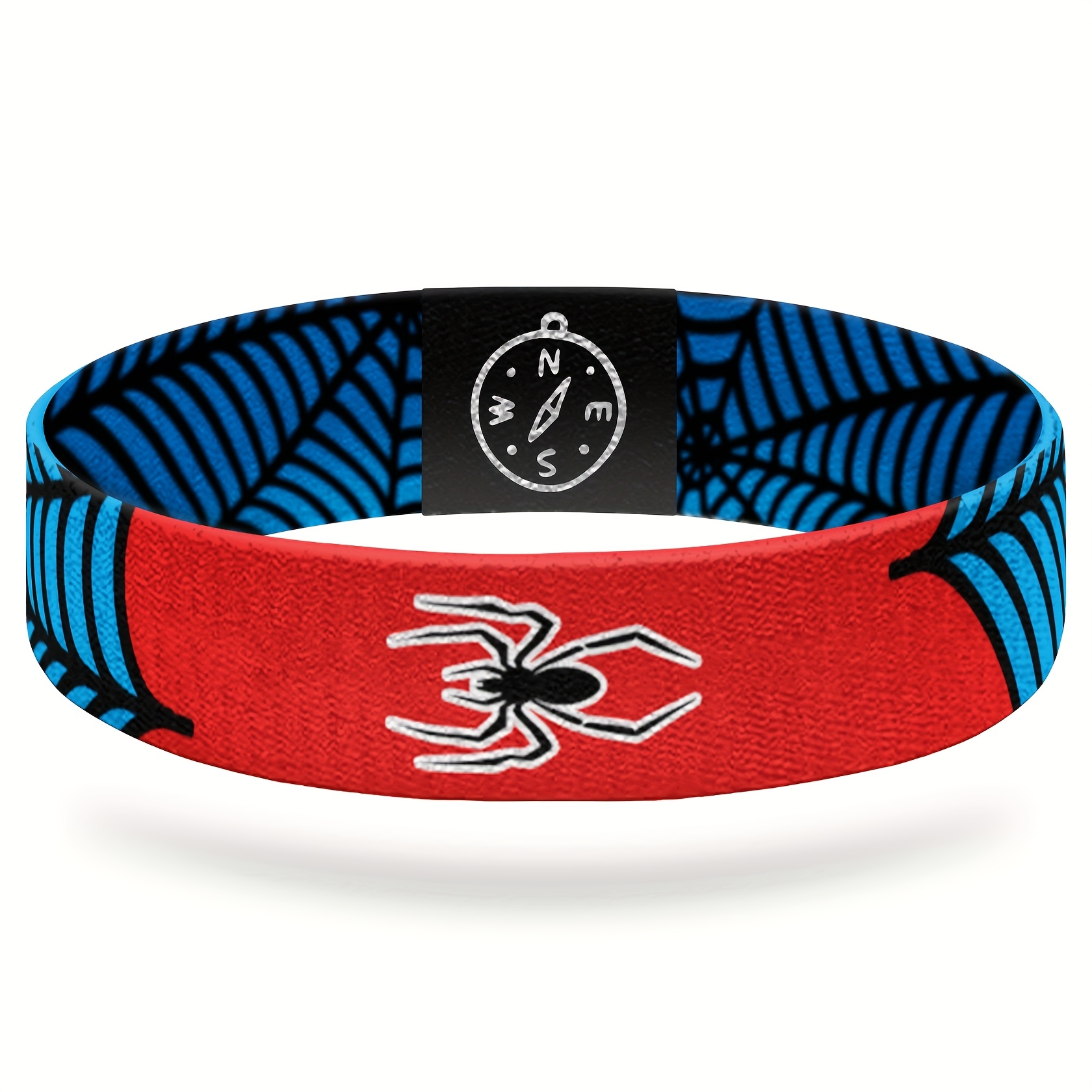 TEMU 1 pulsera elástica CERLIY compatible para mujeres y hombres - Brazalete temático de superhéroe , multicolor para fiestas, uso diario - Regalo de