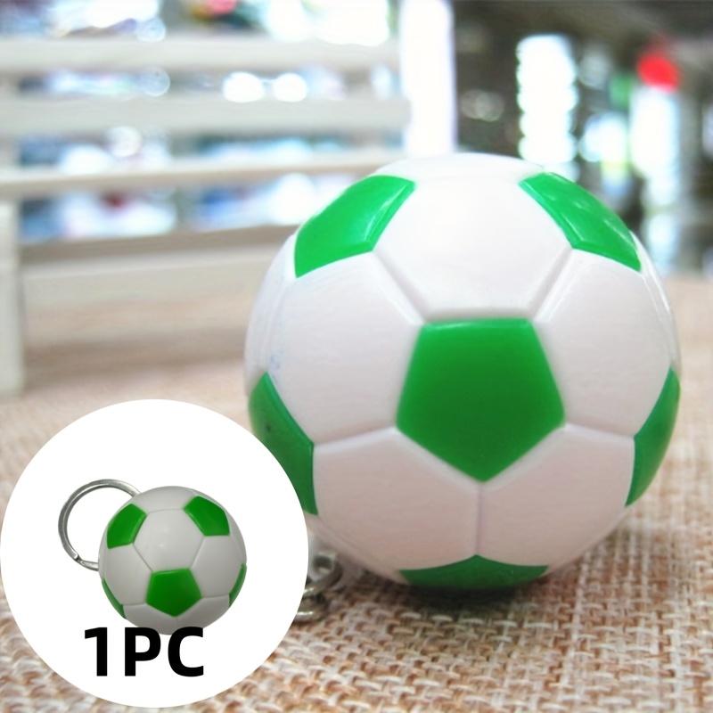 TEMU Basketball & Soccer Keychain - Stylish Key Accessory