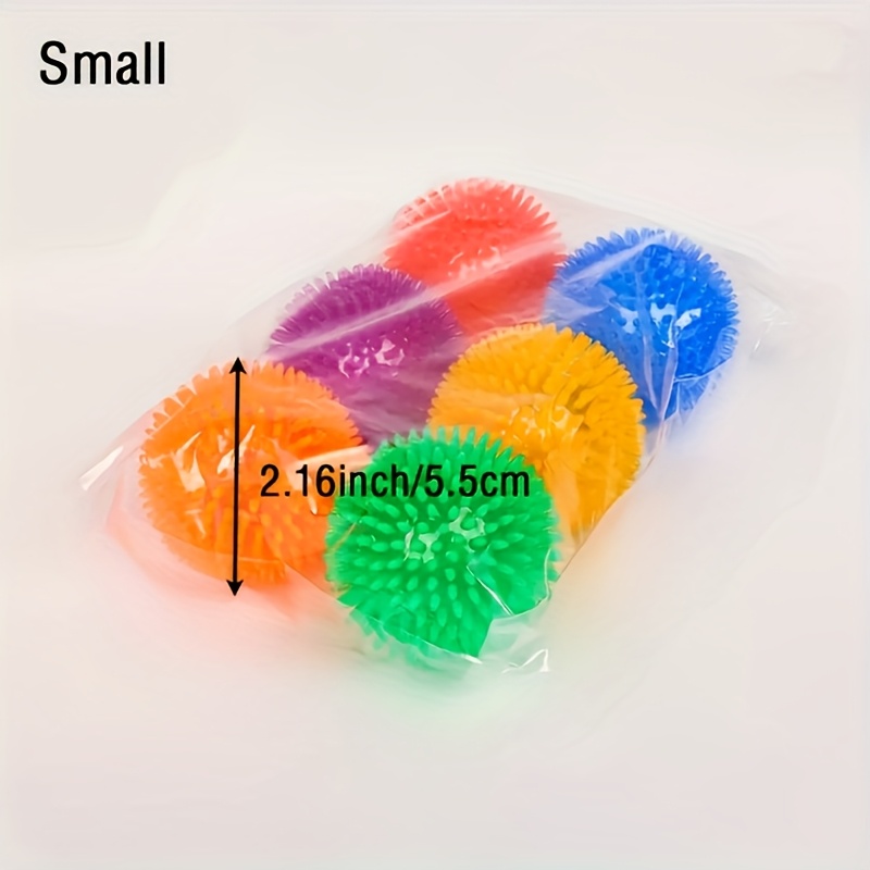 Image of Set Of 6 Durable Spiked Dog Chew Balls - Suitable For All Breeds, Featuring Geometric Patterns That Dental Health, Ideal For Aggressive Chewers