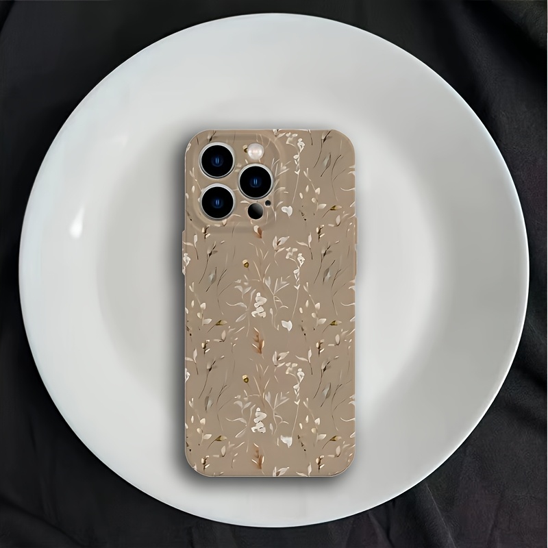 TEMU Phone Case: Ins-style Sticker Art Phone Case Suitable For Iphone 17 16 16e 15 14 13 12 11 Pro Max Xr Xsmax 8 7 Plus Lens Protection Hard Pc Back