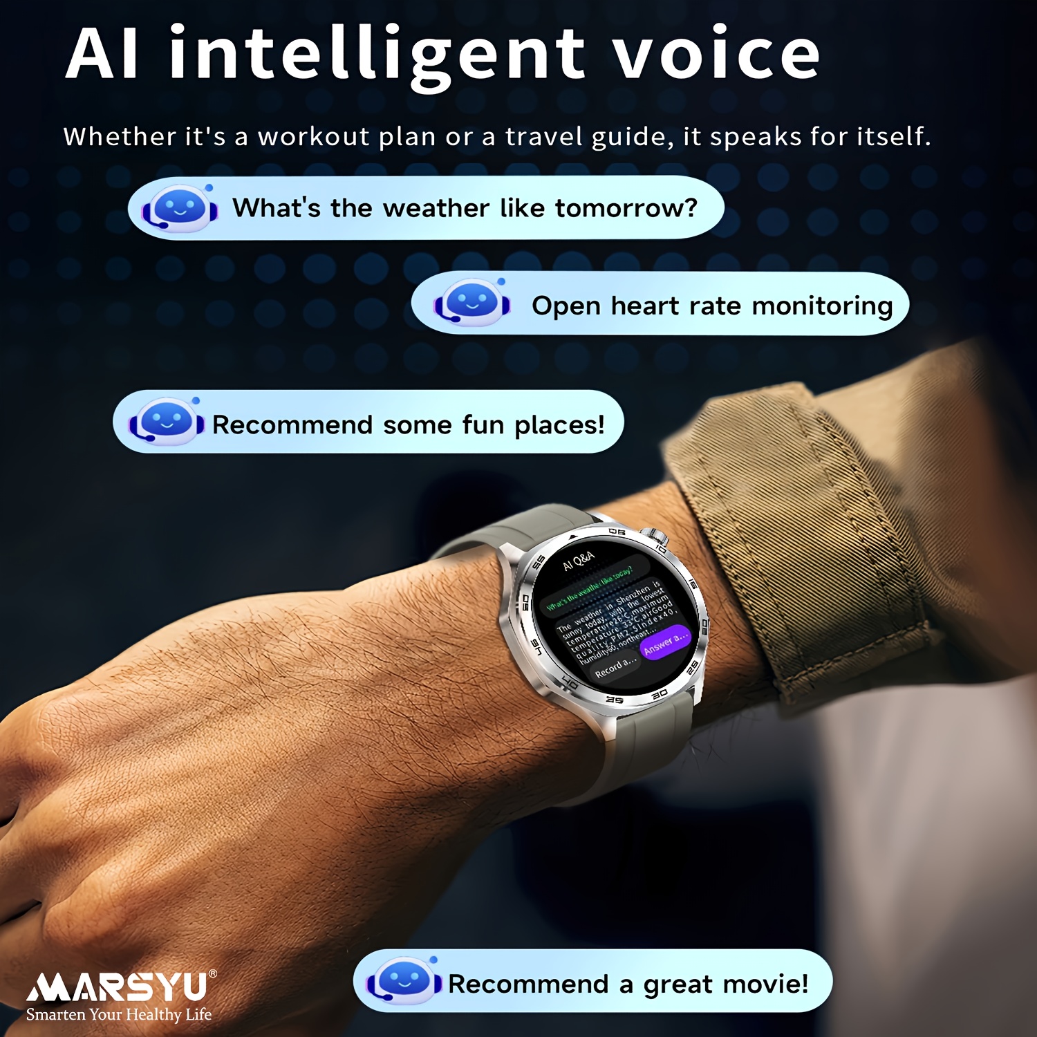 smart watch high dial bt calling Temu