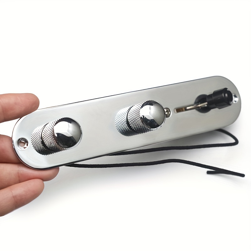 [1pc Vintage Guitar Control Plate] 1pc Vintage-Style 3-Way Switch Guitar Control Plate | Alloy, 500K Potentiometers, Blade Switch, Waxed Cloth Wiring Harness | Compatible with Telecaster