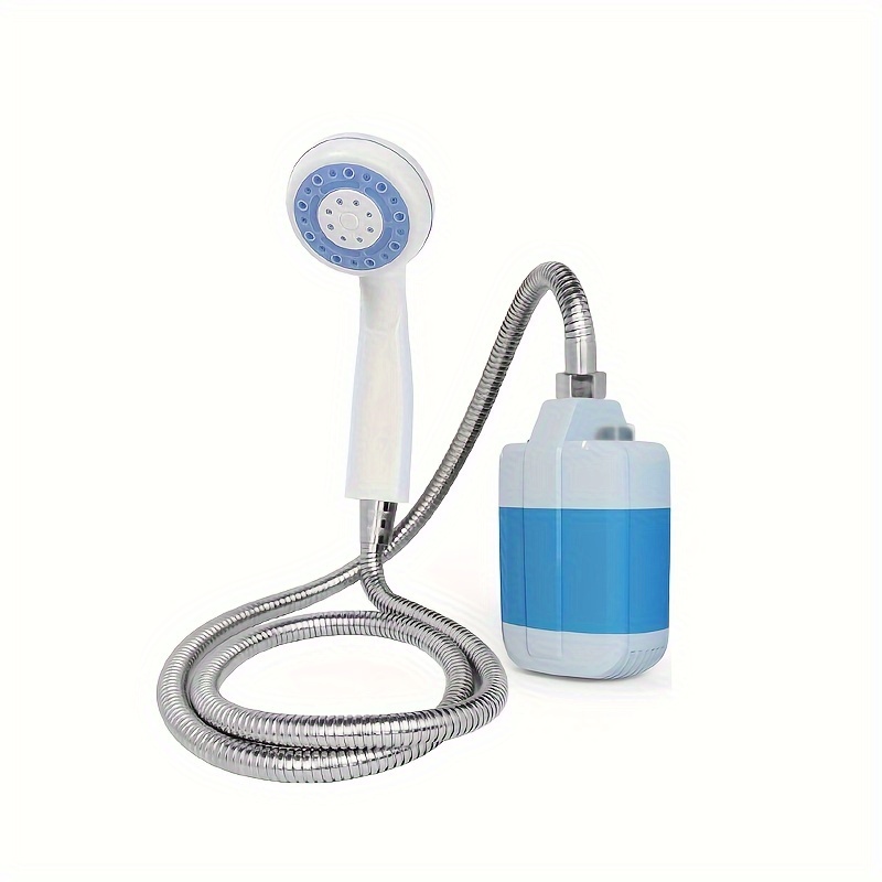 

Usb Rechargeable Portable Camping Shower Pump, Outdoor Handheld Showerhead With Abs Material For Hiking, Travel, Emergency Use - Compact And Lightweight With 36v Operating Voltage